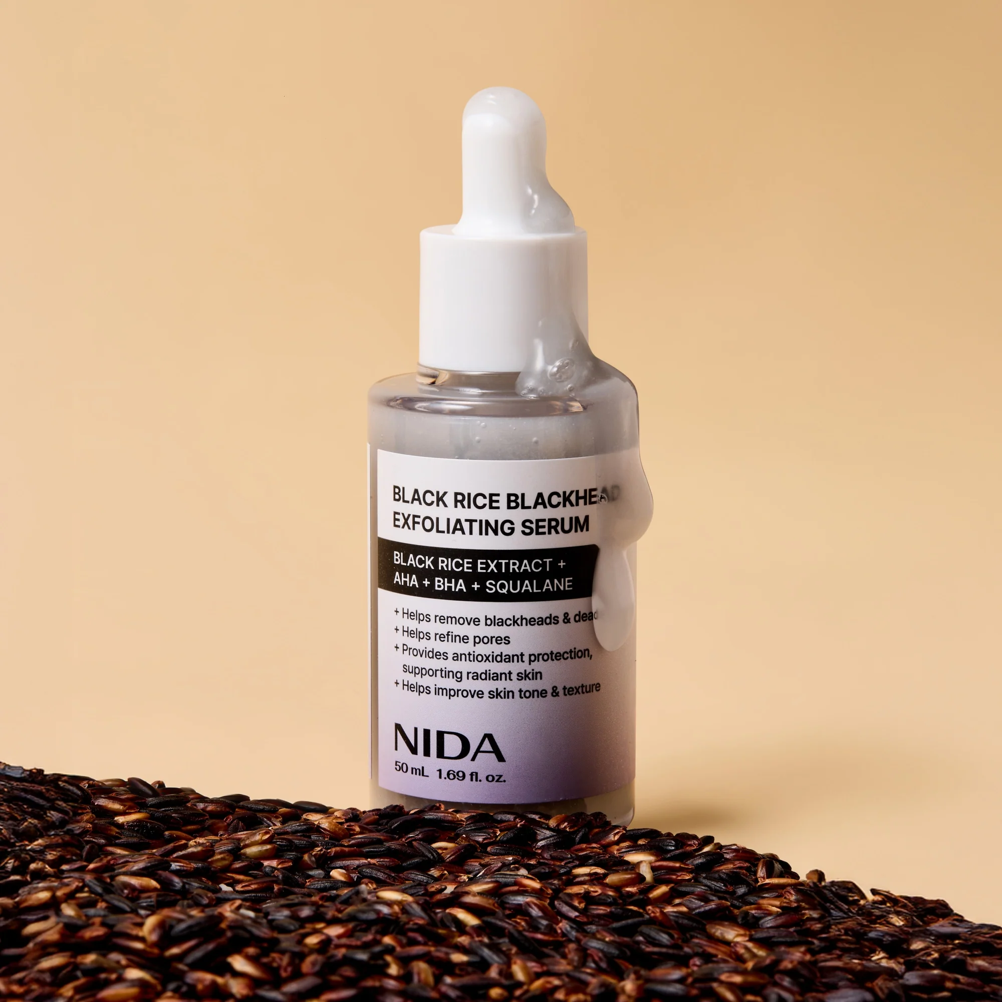 NIDA Black Rice Blackhead Exfoliating Serum - Image 13