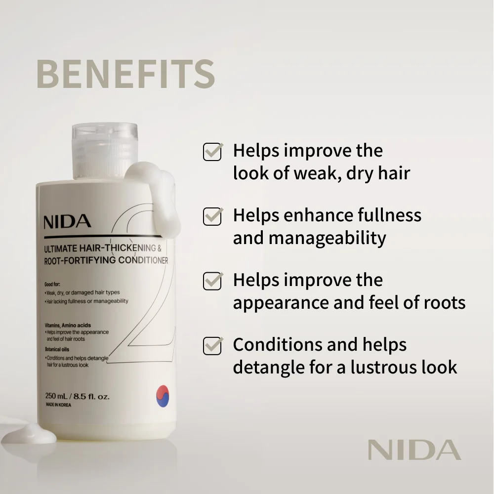NIDA Ultimate Hair-thickening & Root-fortifying Conditioner - Image 4