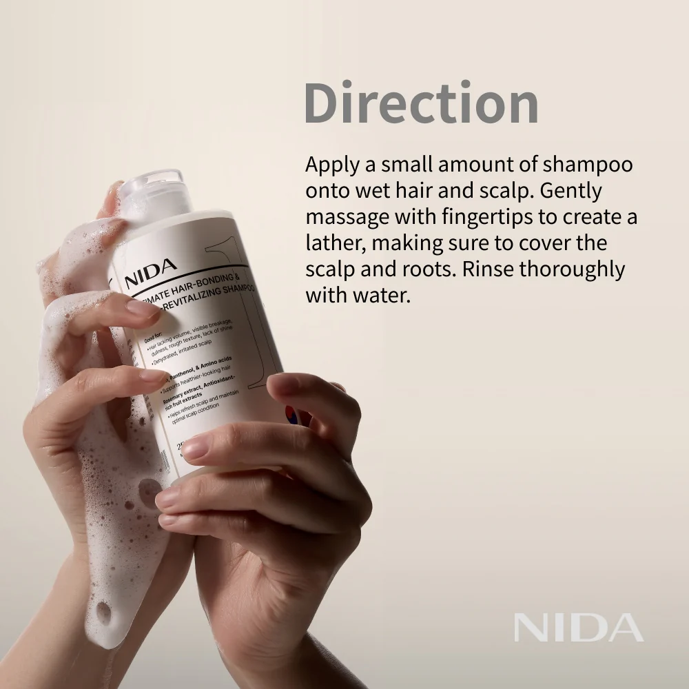 NIDA Ultimate Hair-bonding & Scalp-revitalizing Shampoo - Image 8