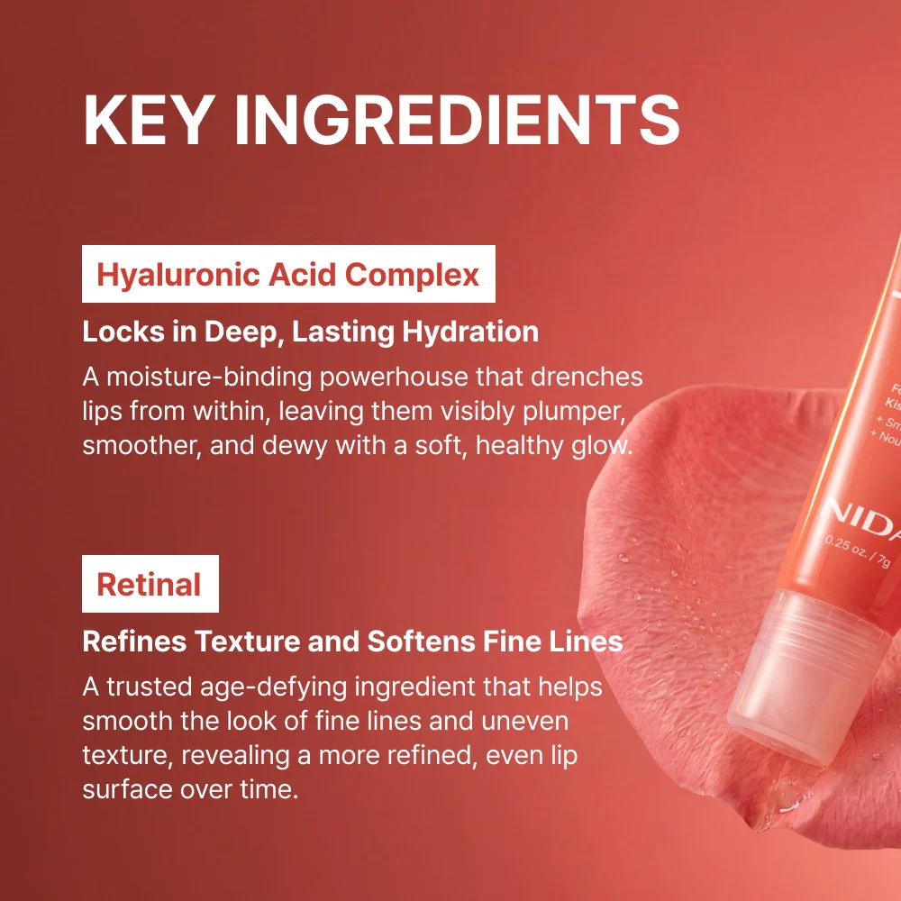 NIDA Retinol Glowy Lip Serum - Image 7