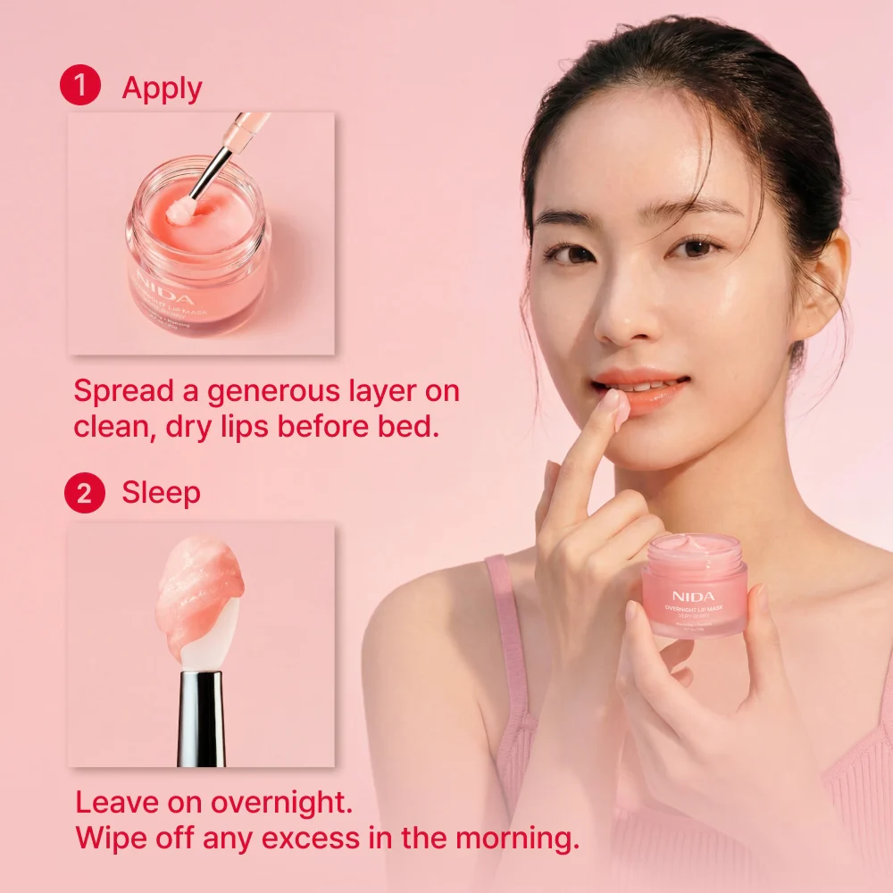 NIDA Ultimate Lip Care Set (Lip Serum + Lip Mask) - Image 6