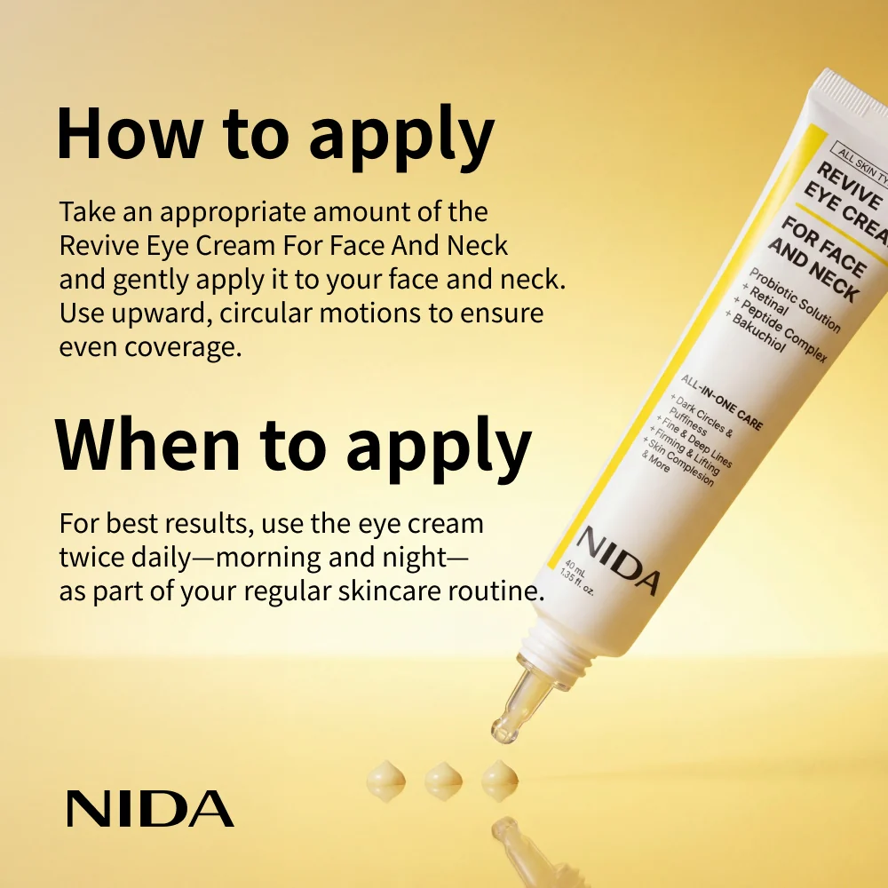 NIDA Revive Eye Cream For Face And Neck - Image 8
